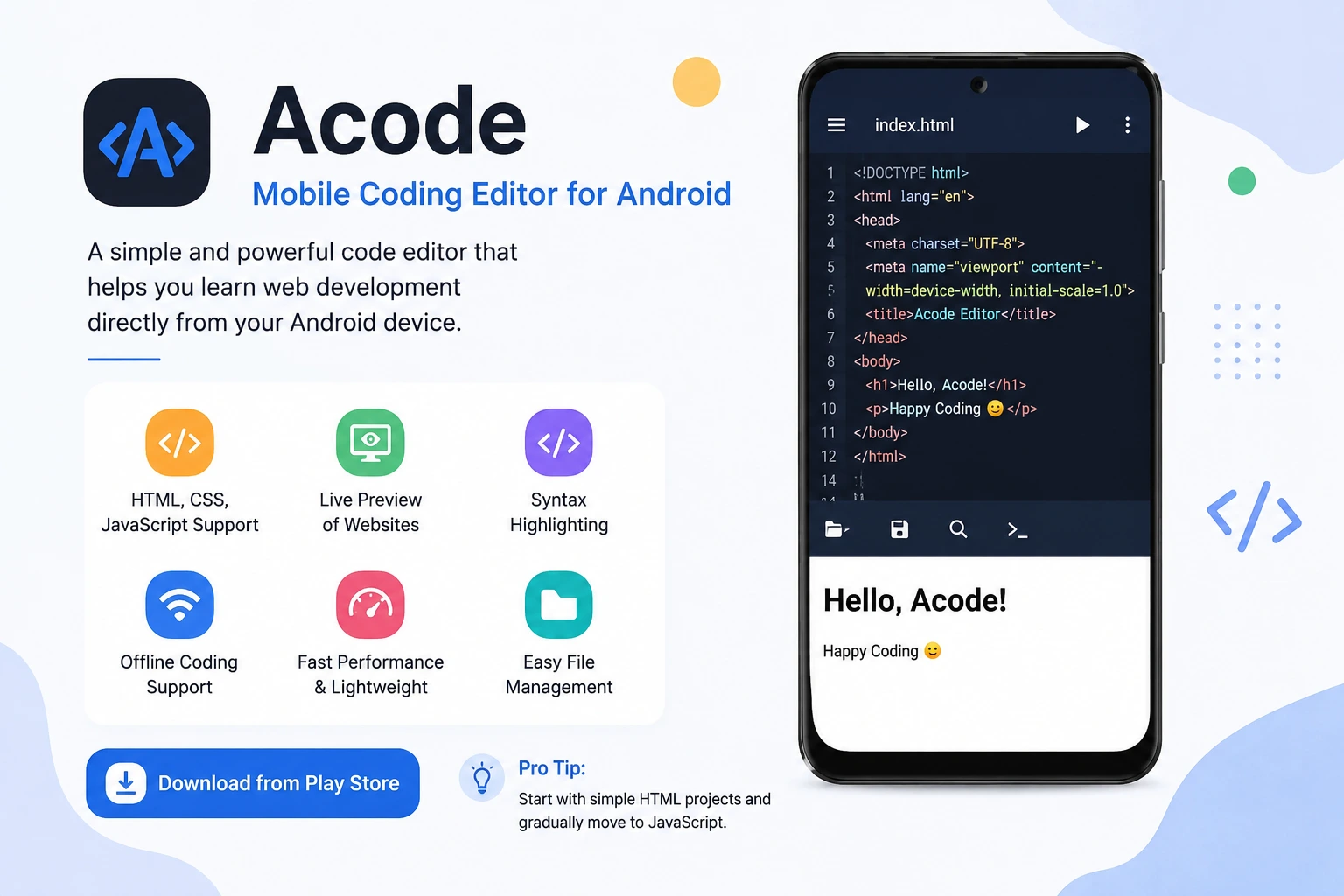 Mobile Coding App